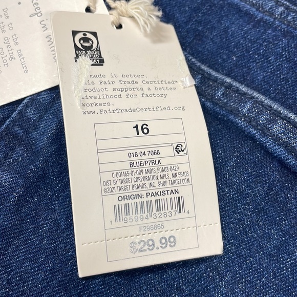 High rise boot, cut dark denim jeans - Picture 5 of 10